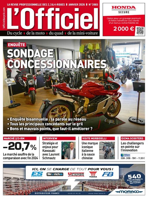Title details for L'Officiel du Cycle by Editions Lariviere SAS - Available